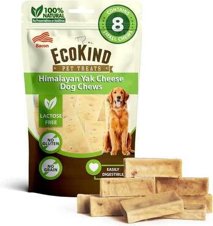 Masticables Yak de Sabor a Tocino Gold para Perros Grandes (Bolsas de 1 lb a 5 lb)